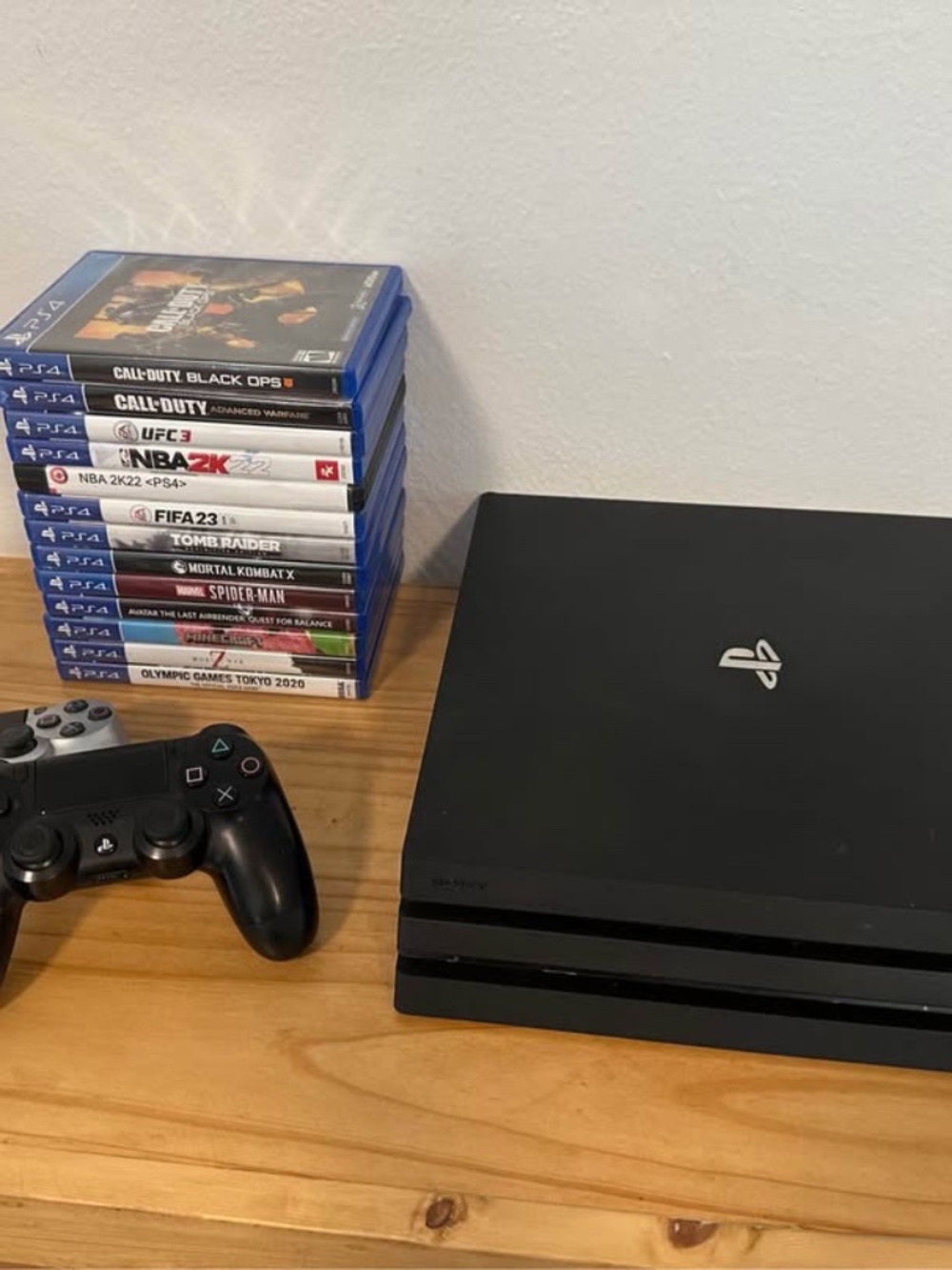 PS4 PlayStation 4 Game Console 2 Controllers 13 PS4 Games Minecraft NBA2K & More